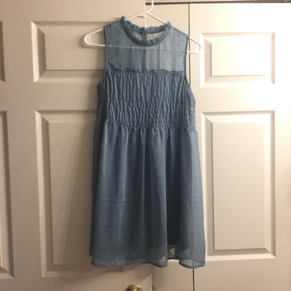 NWOT Grey/blue dress size XS